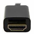 Pikkukuva 5 / 5: Mini DisplayPort - HDMI Adapteri Startech MDP2HDMM2MB 4K Ultra HD (2 m)