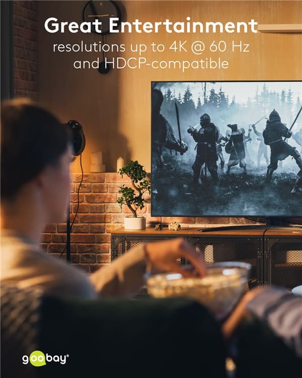 HDMI™-omkopplare 4 till 1 med ljudutgång