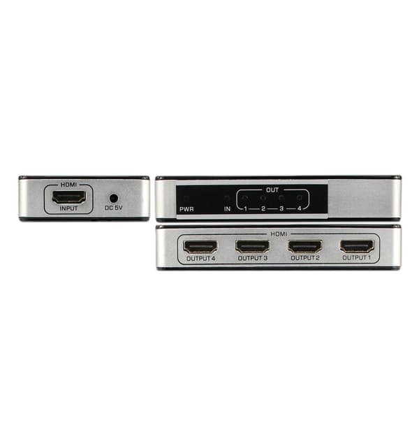 INF HDMI-splitter 1 x 4 UltraHD 4K@60Hz 3D HDMI V2.0 HDCP 2.2 18 Gbps