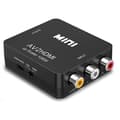 Miniatyrbillede 1 af 5: RCA til HDMI Konverter Nintendo & Sony Konsoller Sort