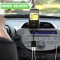 Miniatyrbild 4 av 4: Adapter USB-C till 2 USB-C Ljud- och laddningsströmförsörjning 60W Belkin Svart
