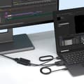 Miniatyrbild 4 av 4: VGA till HDMI honadapter + ljudvideoadapter