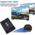 Miniatyrbild 2 av 4: HDMI Scart Adapter 1080P SCART till HDMI Converter Scart till HDMI Converter Support HDTV Monitor Projektor [W47]
