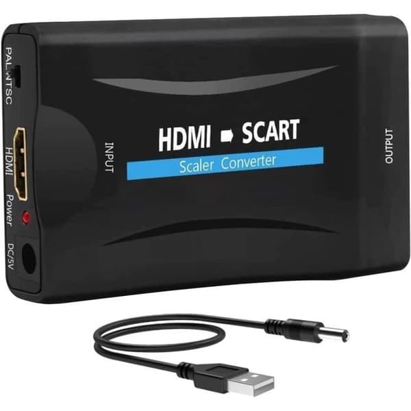 HDMI Scart-adapterHDMI till Scart-omvandlareHDMI-ingång Scart-utgång Kompositvideo och HD-stereoljudkompatibel [189]