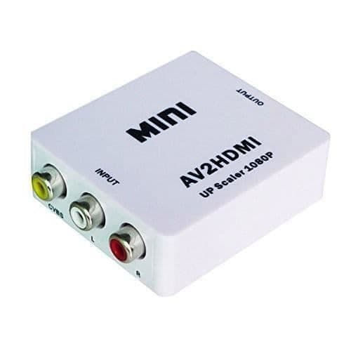 Kingwing® RCA AV HDMI Converter Adapter Composite CVBS Mini HDMI AV2HDMI DVD Converter 720p 1080p p - Billigt pris
