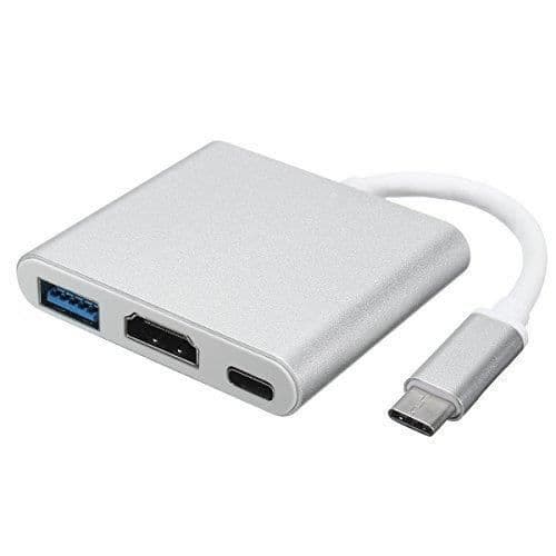 VSHOP ® Usb typ C hane till HDMI, USB C, USB 3.0 honadapter