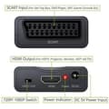 Miniatyrbild 3 av 4: SCART till HDMI Converter Adapter, SCART till HDMI Video Audio Adapter 1080P HD Stöd PAL NTSC SECAM för PS4 PS3 TV D