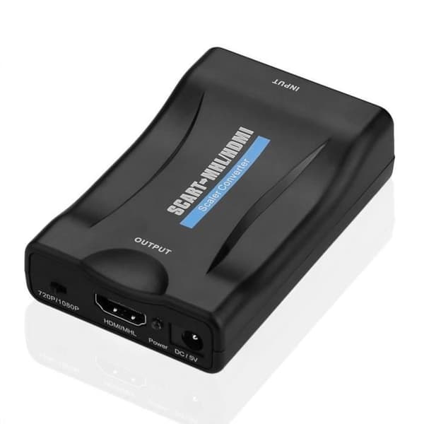 Onesite Scart-kabel HDMI Audio-Video Converter - Scart-HDMI Adapter HD 720P-1080P - Scart till HDMI AV-signalrecept