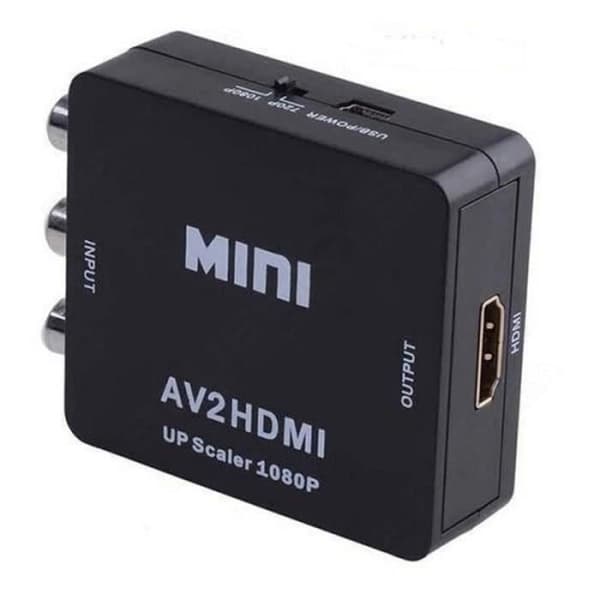 WY08482-Mini AV2HDMI Video Converter Adapter HD 720-1080p UP Skalare