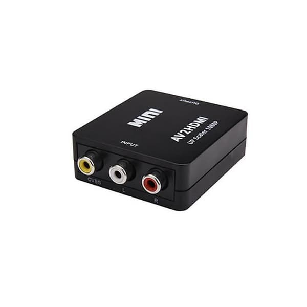 Mini RCA AV till HDMI Converter Adapter AV2HDMI Composite 1080P HDTV DVD Converter