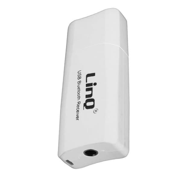 Bluetooth-ljudadapter - LinQ - USB - Jack 3.5mm - Handsfree-samtal - Räckvidd 10m