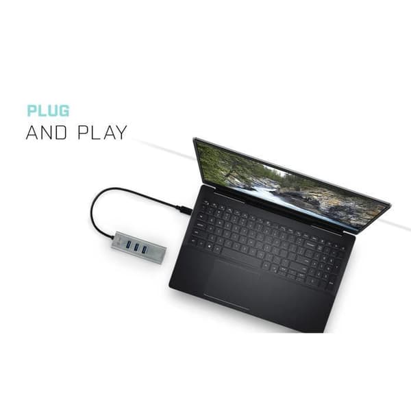 i-tec - USB-C 3-port USB-HUB i metall med Gigabit Ethernet