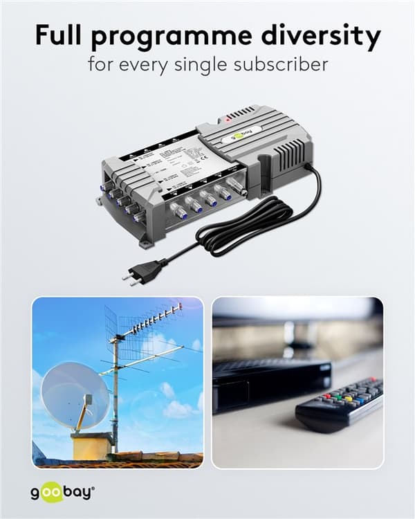 Sat multi-switch 5 indgange/8 udgange