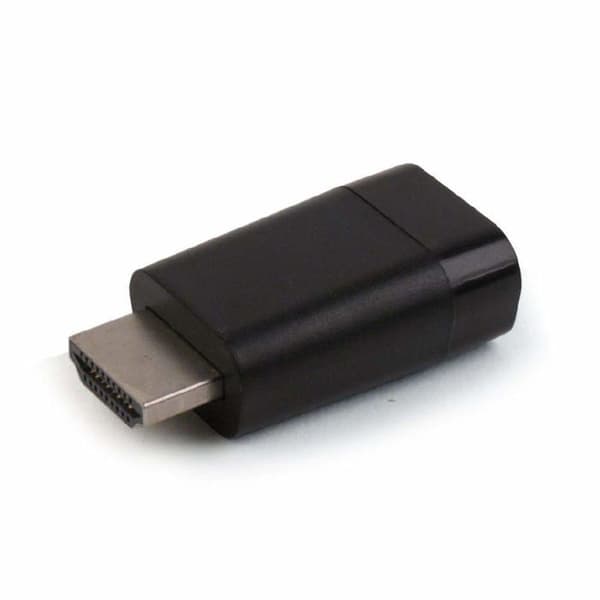 HDMI till VGA-adapter - GEMBIRD - A-HDMI-VGA-001 - Svart - Upplösning 1920x1080 - Hane/ hona