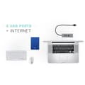 Miniatyrbild 2 av 4: i-tec - USB-C 3-port USB-HUB i metall med Gigabit Ethernet