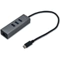 Miniatyrbild 1 av 4: i-tec - USB-C 3-port USB-HUB i metall med Gigabit Ethernet