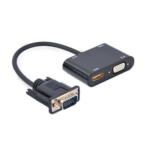 GEMBIRD A-VGA-HDMI-02 VIDEOKABEL OCH ADAPTER 0,15 M HDMI + VGA (D-S