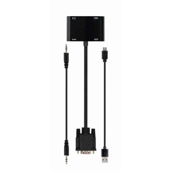 GEMBIRD A-VGA-HDMI-02 VIDEOKABEL OCH ADAPTER 0,15 M HDMI + VGA (D-S
