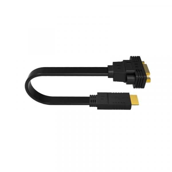 Från digital till analog EW9864 HDMI till VGA-omvandlare ansluter din PC eller bärbara dator med en HDMI-utgång till en