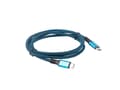 Miniatyrbild 5 av 6: Kabel USB-C M/M USB4 1.2m 100W 8K 60HZ czarno-niebieski