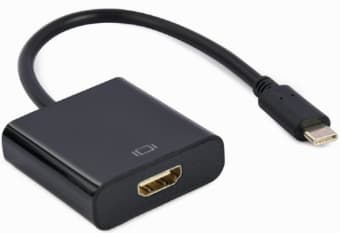 Adapter USB-C do HDMI 4K 60Hz żeński 15 cm Sort