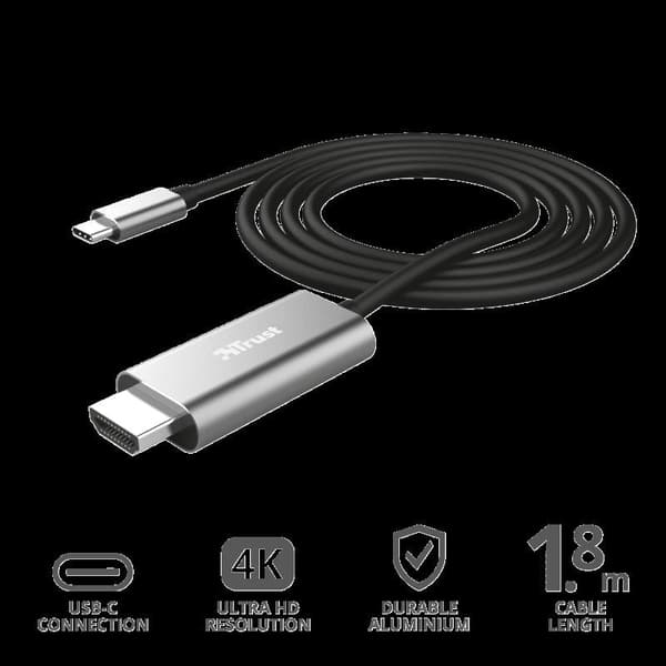 Trust Calyx USB-C to HDMI Adapter Cable "23332"