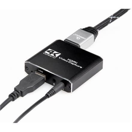 Gembird USB HDMI Grabber 4K Pass-through HDMI