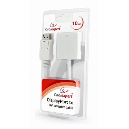 I/O ADAPTER DISPLAYPORT TO DVI/WHITE A-DPM-DVIF-002-W GEMBIRD