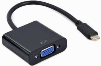 Cablexpert | USB Type-C to VGA adapter cable | A-CM-VGAF-01 | Black | USB Type-C | VGA | 0.15 m Sort