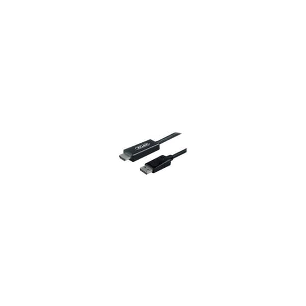 UNITEK Y-5118CA video cable adapter 1.8 m HDMI Type A (Standard) DisplayPort Black