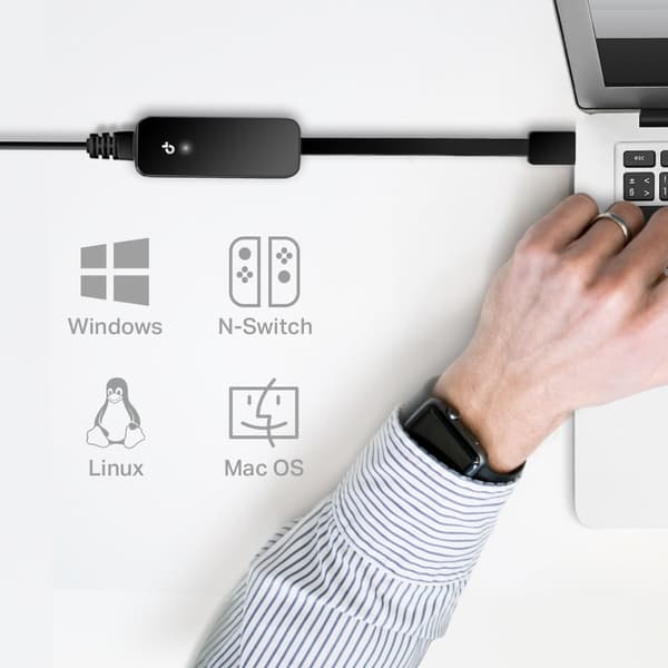 TP-Link USB 3.0 till Gigabit Ethernet nätverksadapter