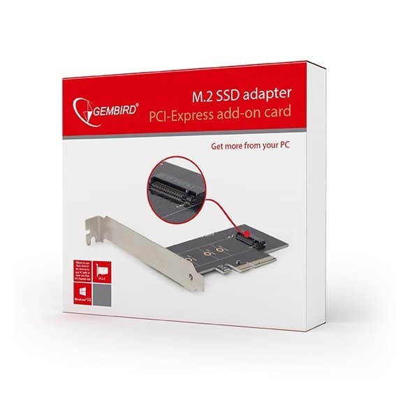 Gembird PEX-M2-01 interfacekort/adapter Intern M.2, PCIe