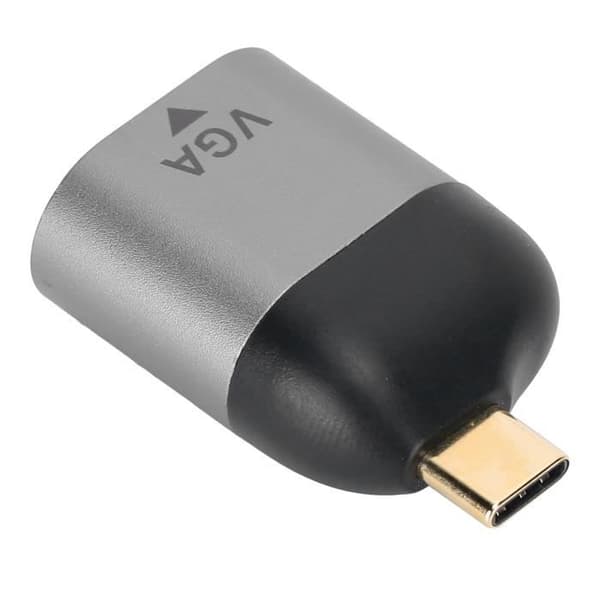 Cuque Typ C till Vga Converter Typ C Hane till Vga DB15P Female Adapter Video Converter för Windows/Android