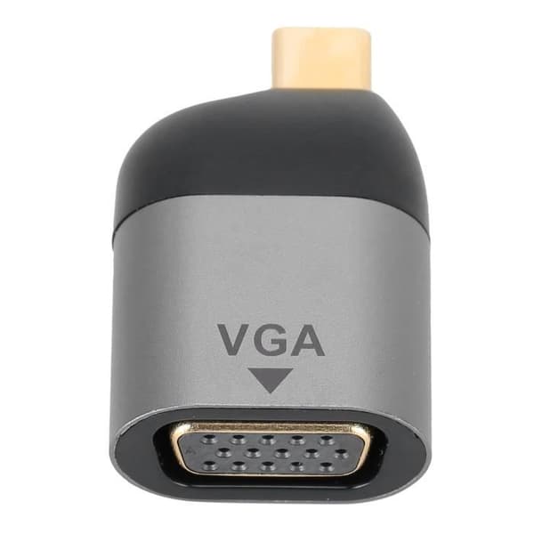 Typ C Hane till Vga DB15P Female Adapter Video Converter för Windows / Android