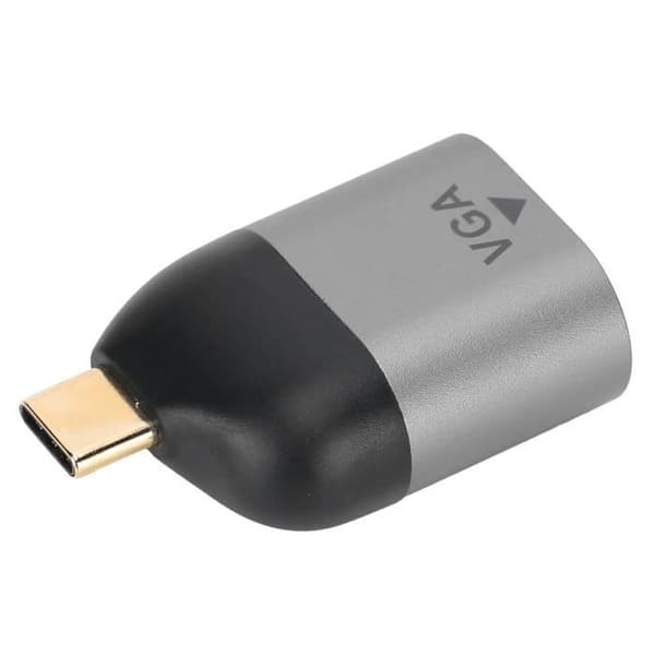 Typ C Hane till Vga DB15P Female Adapter Video Converter för Windows / Android