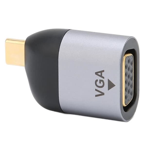 Fdit ljud- och videotillbehör JORINDO JD0756 USB C till VGA Adapter Typ-C Hane till VGA Hona Adapter för