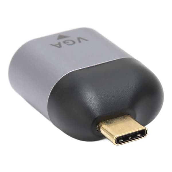 Fdit ljud- och videotillbehör JORINDO JD0756 USB C till VGA Adapter Typ-C Hane till VGA Hona Adapter för
