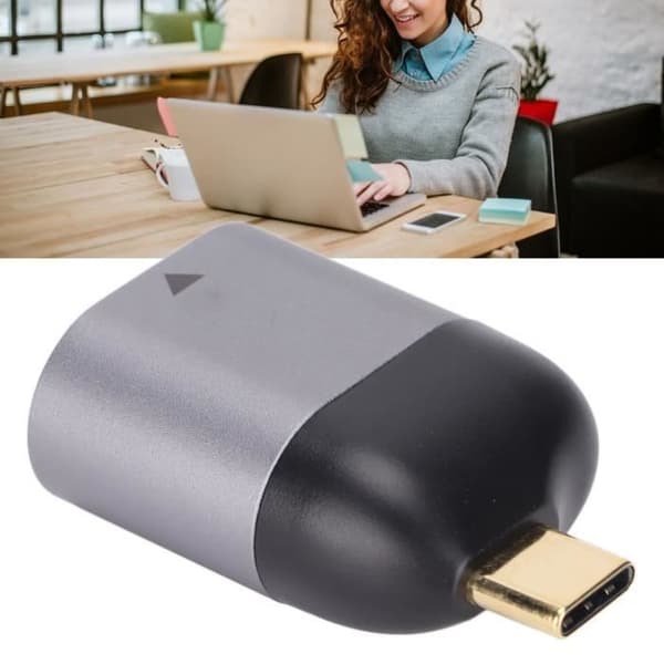 Sonew Typ C hane till VGA hona adapter USB C till VGA adapter 8K vid 60HZ Support Video Converter lossad
