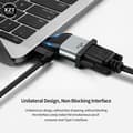 Miniatyrbild 3 av 4: Typec till vga - USB 3.1 Typ C till HDMI-adapter, RJ45-jack, 4K-8k 60Hz projektion, hane till hona, video