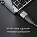 Miniatyrbild 4 av 4: Typec till vga - USB 3.1 Typ C till HDMI-adapter, RJ45-jack, 4K-8k 60Hz projektion, hane till hona, video