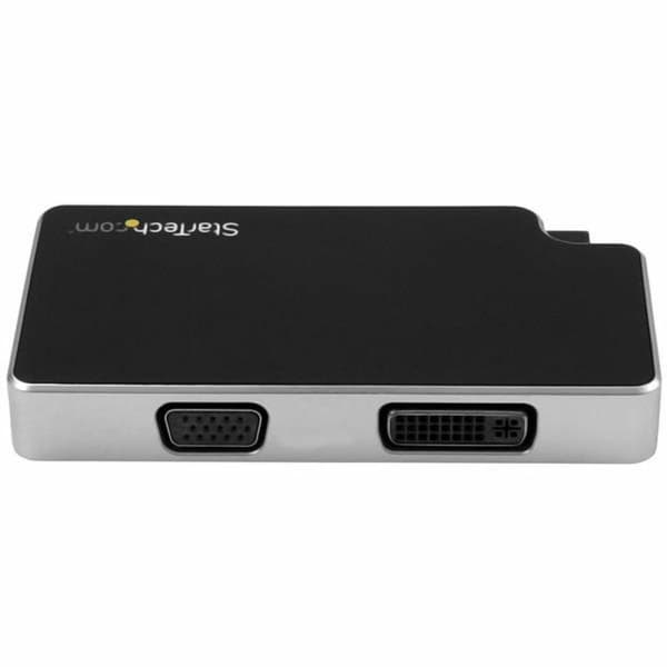 USB C till VGA/HDMI/DVI Adapter Startech CDPVGDVHDB Silver