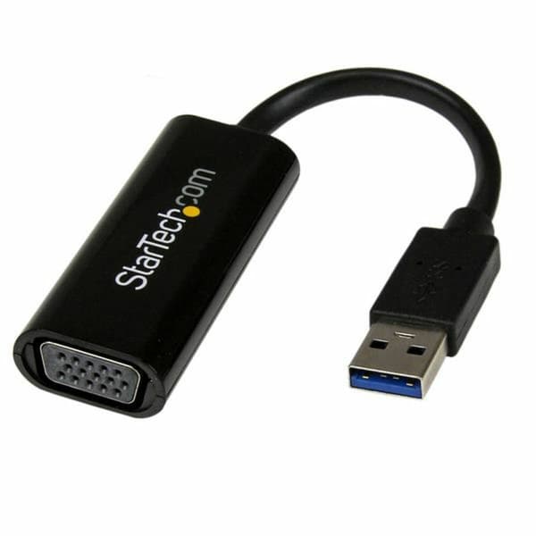 USB till VGA Adapter Startech USB32VGAES Svart
