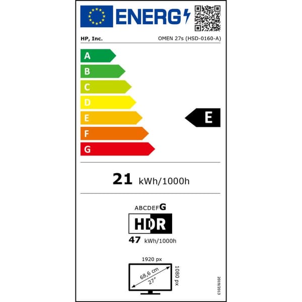 Kabel HDMI HP 780G5E9 Svart sRGB