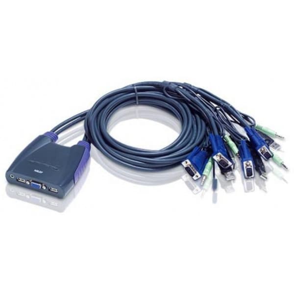 Aten CS64US USB -KVM-kytkin Sininen