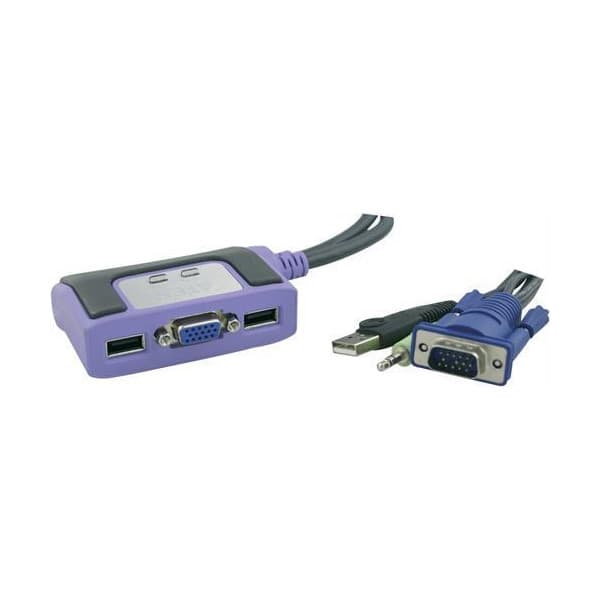 Aten CS62US - KVM-switch Svart