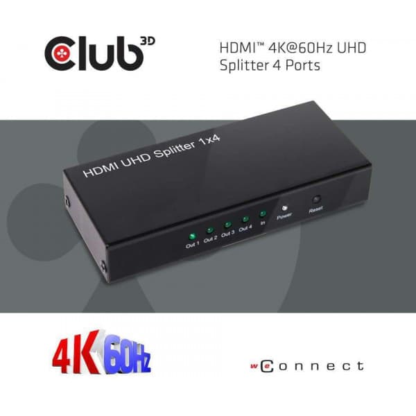 Club 3D HDMI 20 UHD Splitter -delare