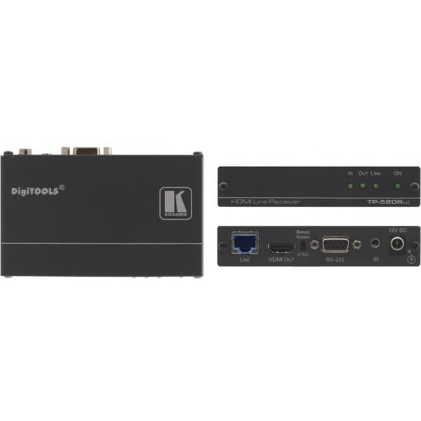 Kramer TP580Rxr 4K HDMI HDBaseTmodtager
