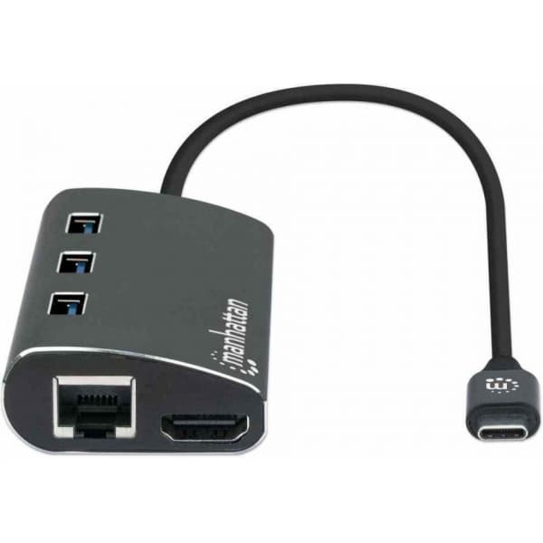 Manhattan Superspeed USBC Multiport Adapter hubi