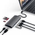 Miniatyrbild 3 av 5: Satechi USB-C Multi-Port Adapter 4K Gigabit Ethernet V2 -adapter, space gray