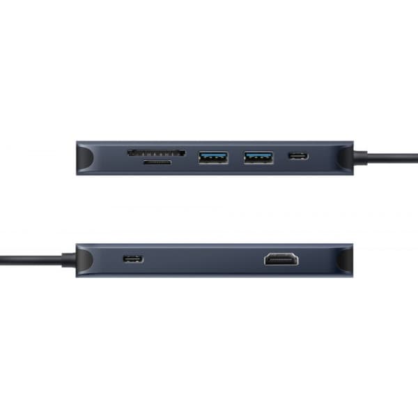 HyperDrive Next 8 Port USB-C Hub -adapter, midnattsblått